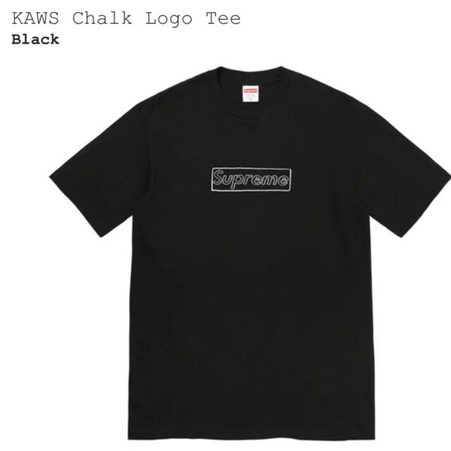 Lサイズ supreme Kaws Chalk Logo Tee