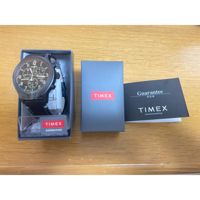 【新品・未使用❗️】TIMEX クォーツ腕時計 保証書つき