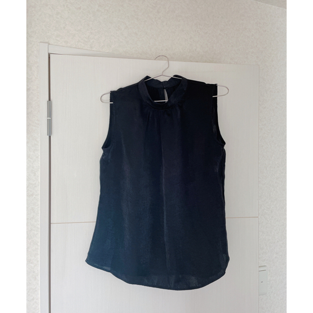 GU(ジーユー)のノースリーブスタンドカラーブラウス レディースのトップス(シャツ/ブラウス(半袖/袖なし))の商品写真