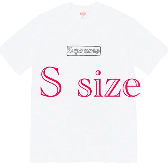 メンズSサイズ　supreme kaws box logo