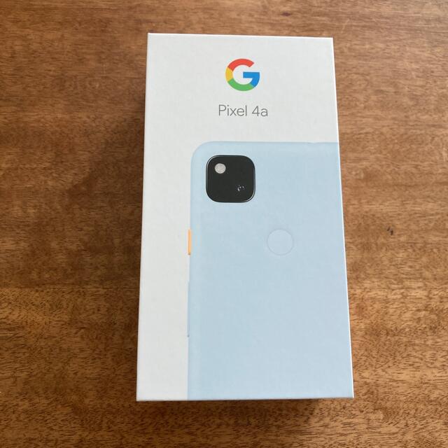 Google(グーグル)のGoogle Pixel4a Barely Blue SIMロック解除済み スマホ/家電/カメラのスマートフォン/携帯電話(スマートフォン本体)の商品写真