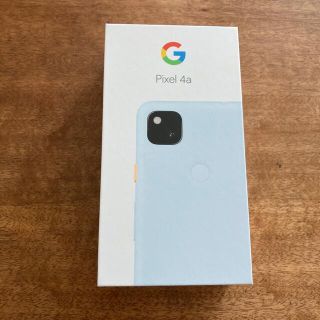 グーグル(Google)のGoogle Pixel4a Barely Blue SIMロック解除済み(スマートフォン本体)