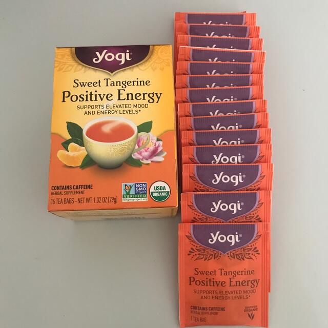 yogiティー　positive energy ティーバッグ15個 食品/飲料/酒の飲料(茶)の商品写真