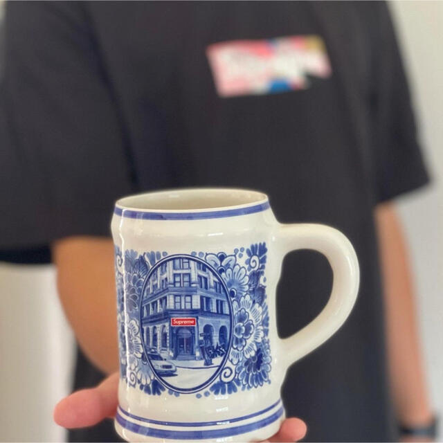 Supreme(シュプリーム)の未使用 Supreme Royal Delft Bowery Beer Mug インテリア/住まい/日用品のキッチン/食器(グラス/カップ)の商品写真