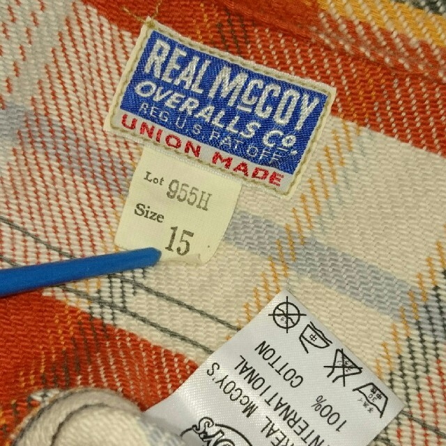 THE REAL McCOY’S(ザリアルマッコイズ)のTHE REAL mccoy's ヘビーウェイト ネルシャツ チェック柄 メンズのトップス(シャツ)の商品写真