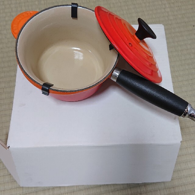 LE CREUSET(ルクルーゼ)のオレンジ☆ル・クルーゼ鍋セット☆ インテリア/住まい/日用品のキッチン/食器(鍋/フライパン)の商品写真