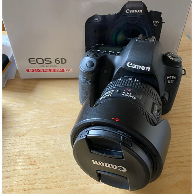 高品質】 Canon - 【美品】Canon EOS 6D EF24-70 F4L IS USM キット ...