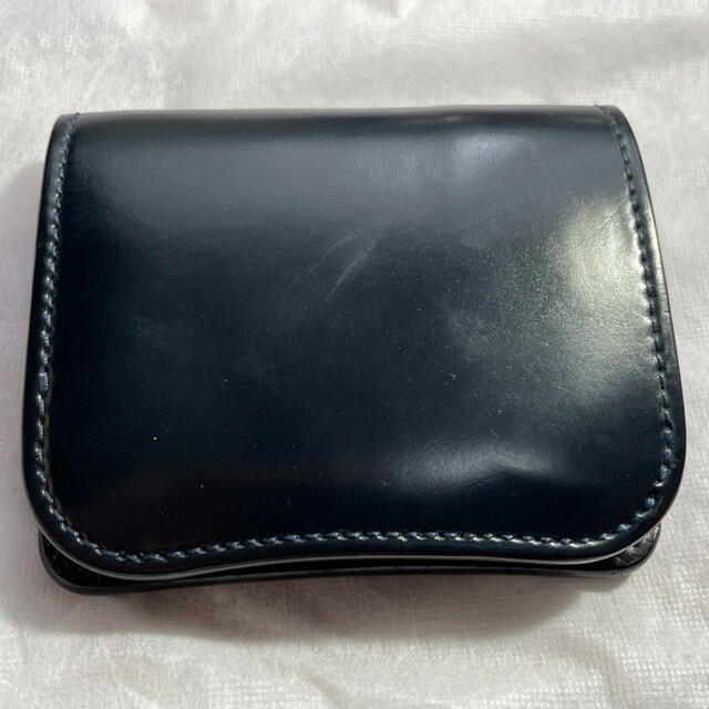 特別生産品 紺色 ネイビーの通販 by Blue Wells shop｜ラクマ ワイルドスワンズ パーム 財布 コードバン 低価正規品