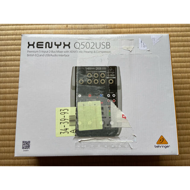 Behringer Xenyx Q502USB オーディオミキサー