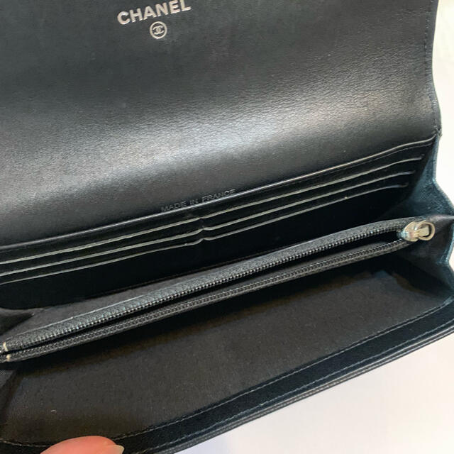 シャネル　CHANEL 黒　長財布 3