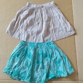 エイチアンドエム(H&M)の女の子 スカート 130 ２枚セット H&M GAP(スカート)