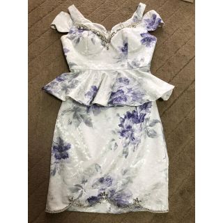 ローブ(ROBE)のROBE de FLEURS ツーピース　キャバドレス ミニドレス(ミニドレス)