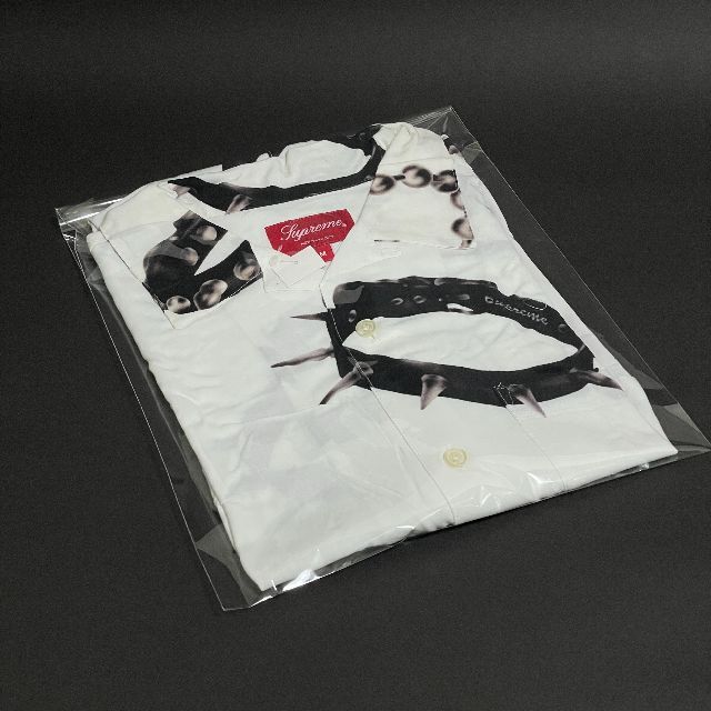 Supreme Studded Collars Rayon Shirt 白 M 1