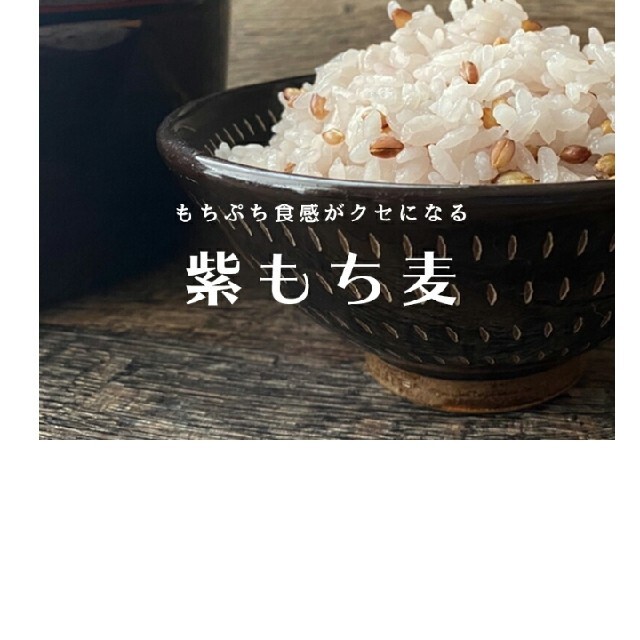 もち麦 紫もち麦 2キロ 食品/飲料/酒の食品(米/穀物)の商品写真