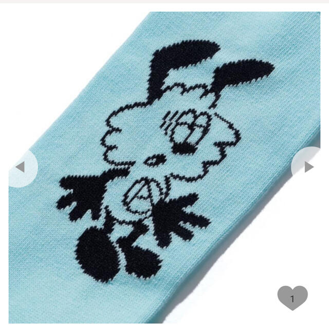 Whimsy x VERDY VICK SOCKS ライトブルー