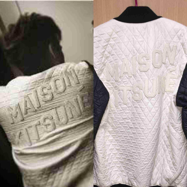 正規 3代目登坂着 MAISON KITSUNE キツネ ブルゾンMAISONKITSUNE