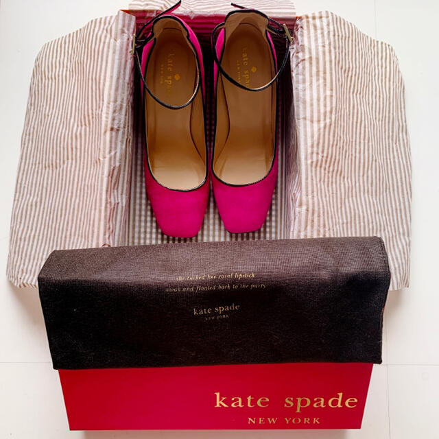 kate spade new york(ケイトスペードニューヨーク)の美品！ケイトスペード☆パンプス ストラップ/ハイヒール/35 レディースの靴/シューズ(ハイヒール/パンプス)の商品写真