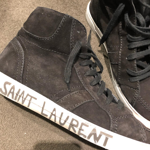 Saint Laurent(サンローラン)のSAINT LAURENT PARIS ハイカットスニーカー　サンローランメンズ メンズの靴/シューズ(スニーカー)の商品写真