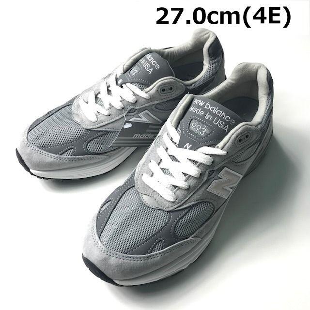 ニューバランスMR993GL(4E/US9/27.0cm)グレー190303