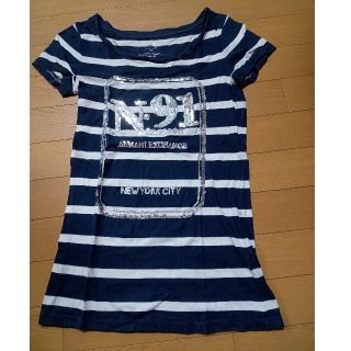 アルマーニエクスチェンジ(ARMANI EXCHANGE)のアルマーニエクスチェンジ　ボーダーTシャツ　xs(Tシャツ(半袖/袖なし))