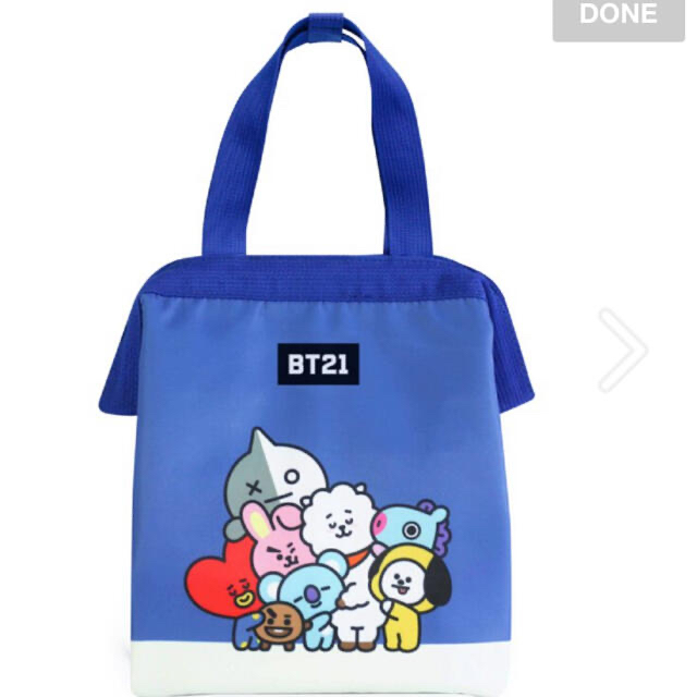 防弾少年団(BTS)(ボウダンショウネンダン)のBT21 台湾限定品　保冷保温トートバッグ レディースのバッグ(トートバッグ)の商品写真