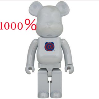 メディコムトイ(MEDICOM TOY)のBE@RBRICK 1st MODEL WHITE CHROME 1000％(フィギュア)