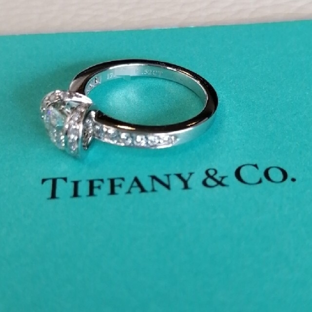 Tiffany & Co. - ティファニー リボンリング 0.52ct Pt950 9号の通販