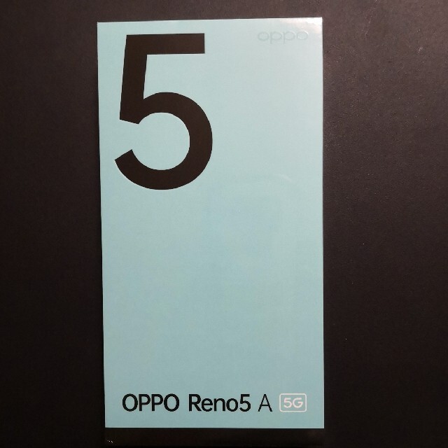 【新品未開封品/simフリー】Oppo Reno 5a シルバーグレイ