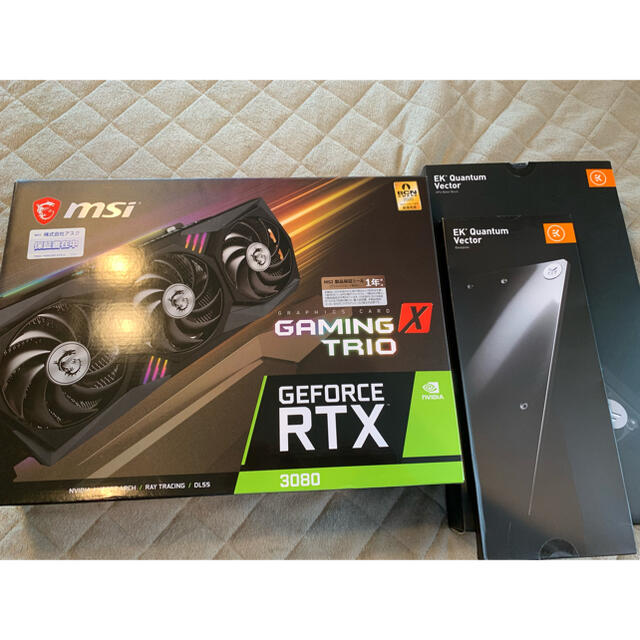 【超美品】MSI Gaming X trio 3080とEKWB 水枕一式