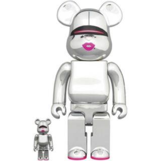 メディコムトイ(MEDICOM TOY)のBE@RBRICK SORAYAMA ×2G SILVER 100％&400％(フィギュア)