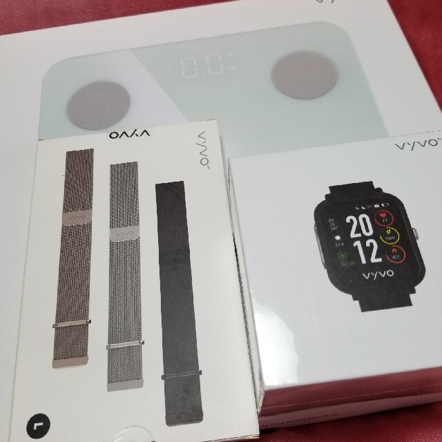 VYVO ICON スマートウォッチ・リストバンド・体組成計セット-