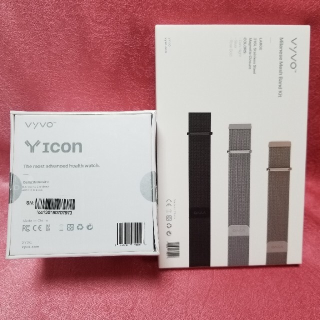 VYVO ICON スマートウォッチ・リストバンド・体組成計セット スマホ