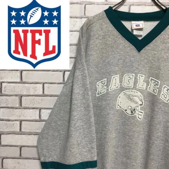 【激レア】NFL☆フィアデルフィアイーグルスビックロゴヴィンテージスエット90s メンズのトップス(スウェット)の商品写真