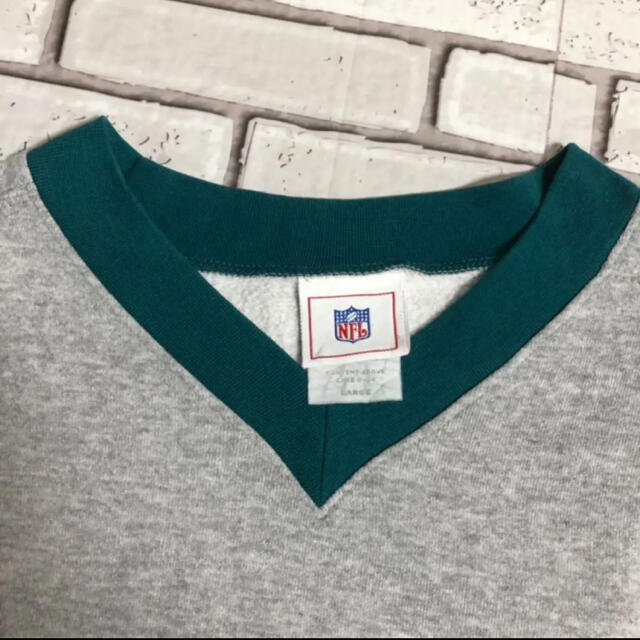 【激レア】NFL☆フィアデルフィアイーグルスビックロゴヴィンテージスエット90s メンズのトップス(スウェット)の商品写真