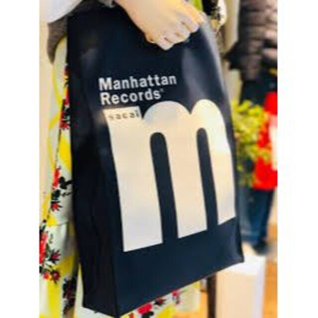 Sacai Manhattan records クラッチバッグ ネイビー