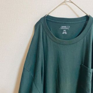 ディッキーズ(Dickies)のディッキーズ　Tシャツ　3XL.  ビックサイズ半袖　深緑(Tシャツ/カットソー(半袖/袖なし))