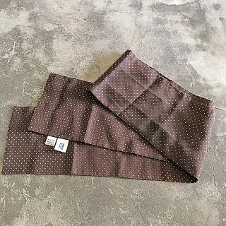 タケオキクチ(TAKEO KIKUCHI)のTAKEO KIKUCHI アスコットタイ NECK WEAR／ブラウンドット柄(ネクタイ)