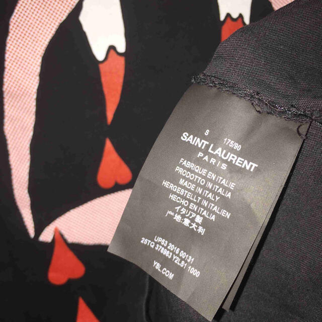 Saint サンローラン ブラッドラスター Tシャツの通販 by tjnaq's shop｜サンローランならラクマ Laurent - 正規名作 Saint Laurent 低価超激安