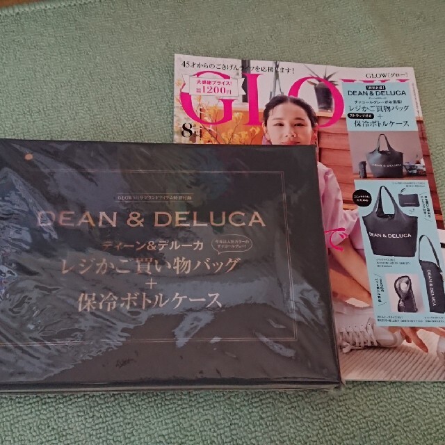 DEAN & DELUCA(ディーンアンドデルーカ)のGLOW 2021年 08月号 付録+雑誌 本体 エンタメ/ホビーの雑誌(その他)の商品写真