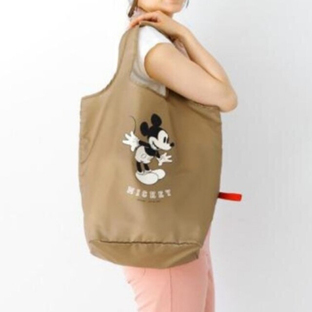 Disney(ディズニー)のレタスクラブ　7月号　付録　ミッキー　エコバッグ レディースのバッグ(エコバッグ)の商品写真