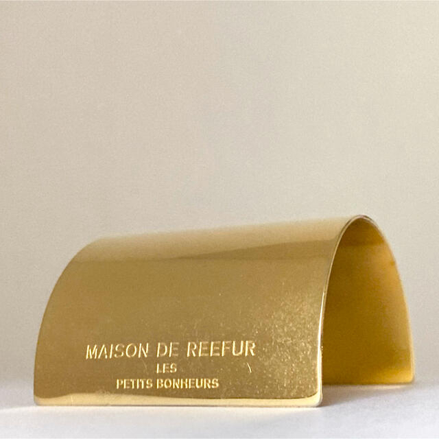 Maison de Reefur(メゾンドリーファー)のメゾンドリーファー　バングルヘアゴムプレート　ゴールド エンタメ/ホビーの美術品/アンティーク(その他)の商品写真