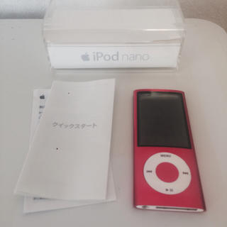 アップル(Apple)の【ジャンク品】iPod nano ピンク(ポータブルプレーヤー)