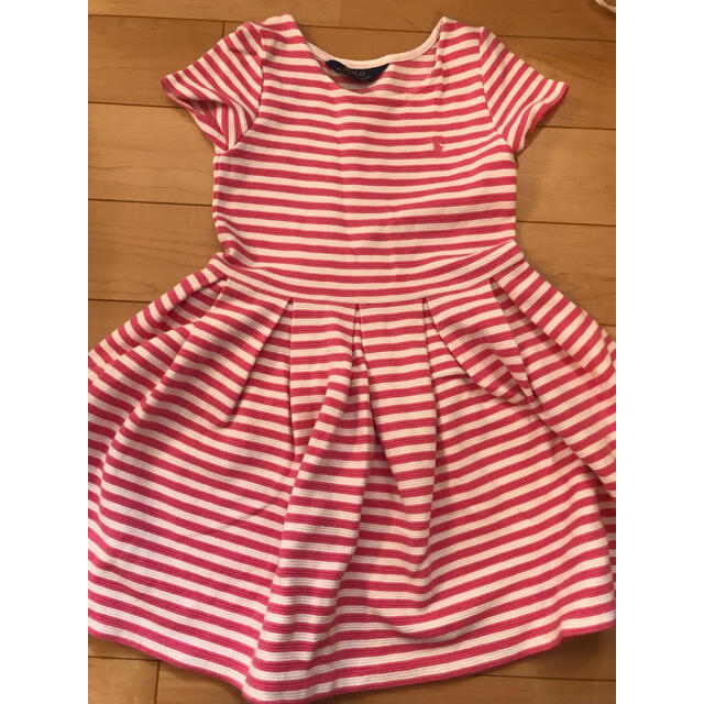 POLO RALPH LAUREN(ポロラルフローレン)のラルフローレン ピンク　ワンピース　130 キッズ/ベビー/マタニティのキッズ服女の子用(90cm~)(ワンピース)の商品写真