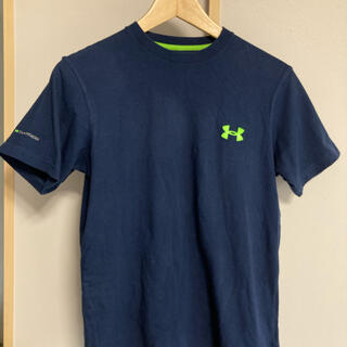 アンダーアーマー(UNDER ARMOUR)のアンダーアーマー　半袖Tシャツ　紺色　ネイビー色　S/Mサイズ(Tシャツ(半袖/袖なし))