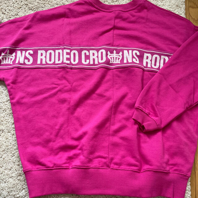 RODEO CROWNS(ロデオクラウンズ)のRODEO♛CROWNS　ロゴテープトップス レディースのトップス(トレーナー/スウェット)の商品写真