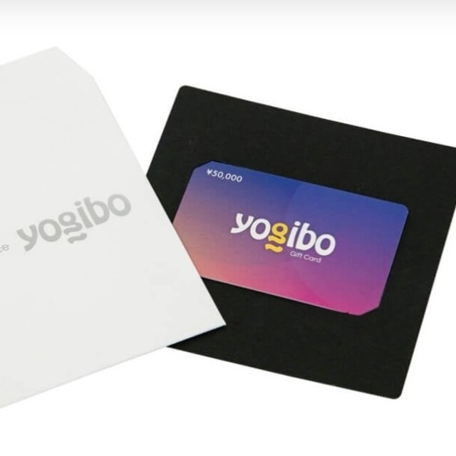 yogibo ﾖｷﾞﾎﾞｰ gift card ｷﾞﾌﾄインテリア/住まい/日用品