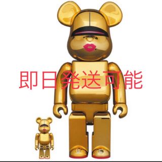 フィギュアBE@RBRICK SORAYAMA × 2G GOLD 100％ & 400％