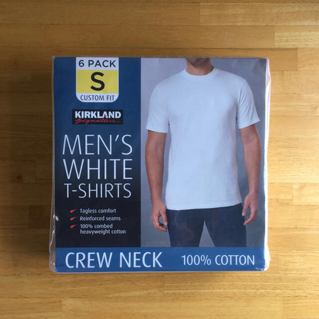 コストコ(コストコ)の【新品・送料込み】カークランド メンズクルーネックTシャツ S [2枚セット] メンズのトップス(Tシャツ/カットソー(半袖/袖なし))の商品写真