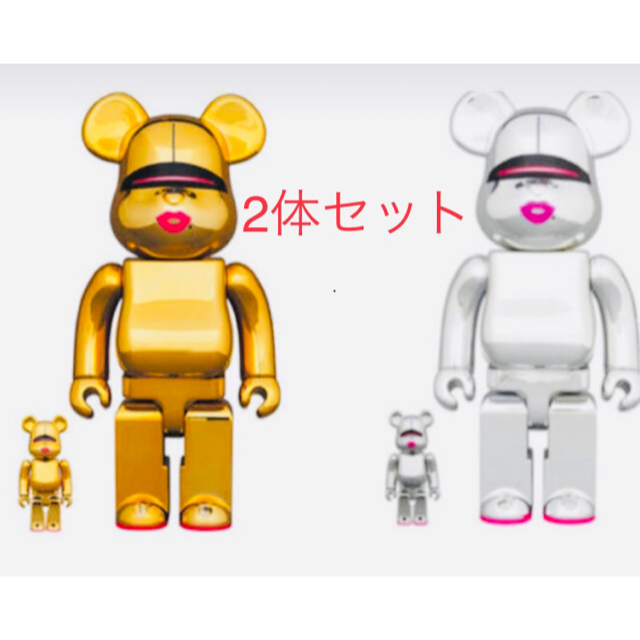 BE@RBRICK SORAYAMA × 2G GOLD SILVER セット空山