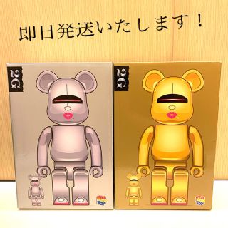 メディコムトイ(MEDICOM TOY)のBE@RBRICK SORAYAMA × 2G 100％ & 400％ 金&銀(フィギュア)